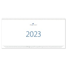 Asztali naptár Club tömb fehér lapokkal 320 × 150 mm Dayliner 2023.