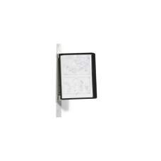 Bemutatótábla tartó, Durable Vario® Magnet Wall 5, fekete