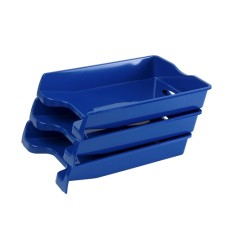 Irattálca műanyag 355, 355x255x60mm, Bluering®, kék