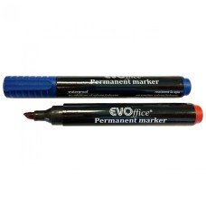 Permanent marker alkoholos 1-5mm, vágott hegyű, EV1I02 kék