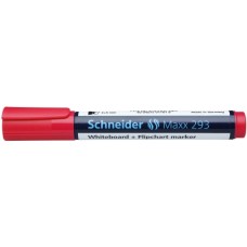 Tábla- és flipchart marker 2-5mm, vágott végű Schneider Maxx 293 piros
