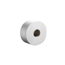 Toalettpapír 2 rétegű közületi átmérő: 19 cm 100 % cellulóz hófehér laponkénti adagolású 12 tekercs/karton 