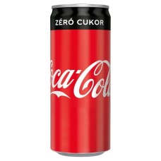 Üdítőital 0,25l Coca Cola Zero